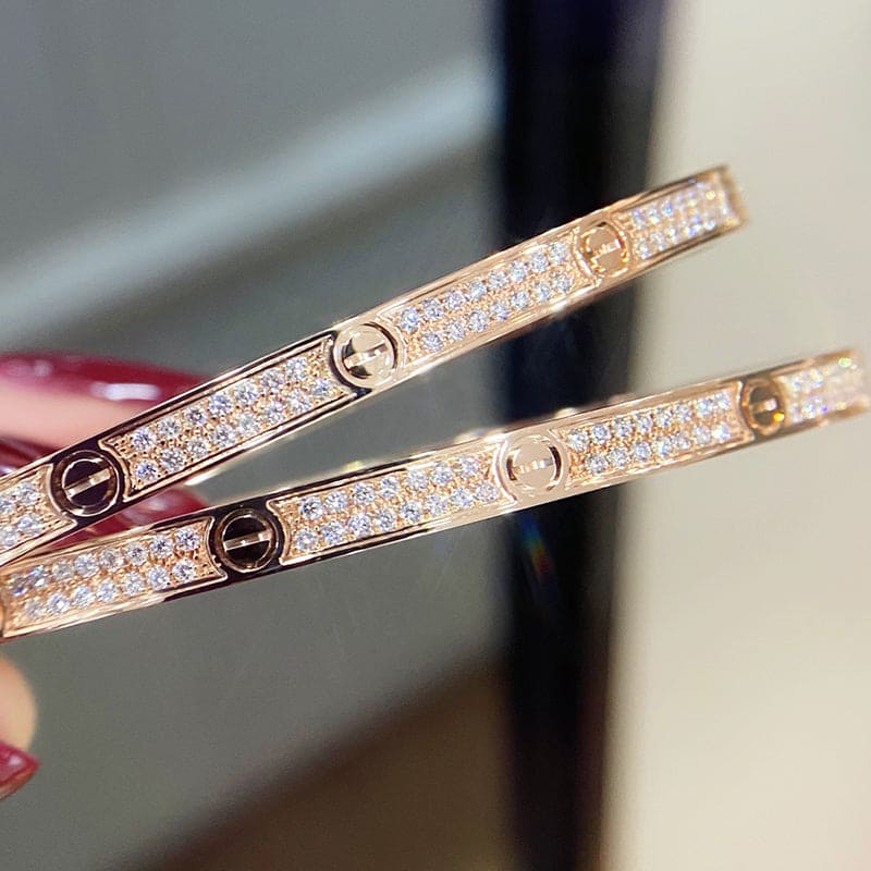 Noble Love Bracelet 3.65mm Diamond-paved