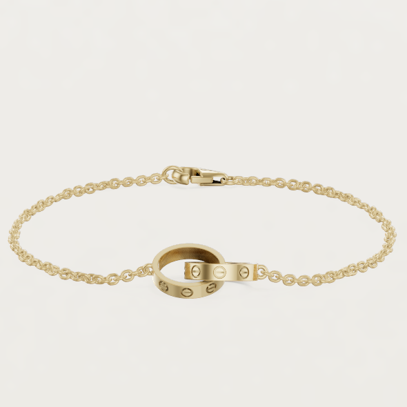 Noble Double Ring Bracelet