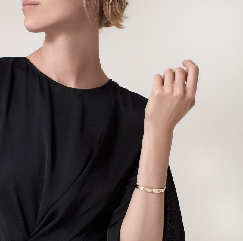 Noble Open Cuff 1 Diamond Love Bracelet