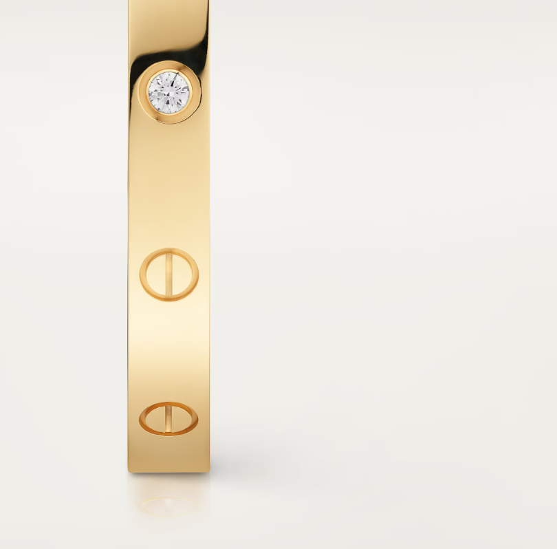 Noble Open Cuff 1 Diamond Love Bracelet