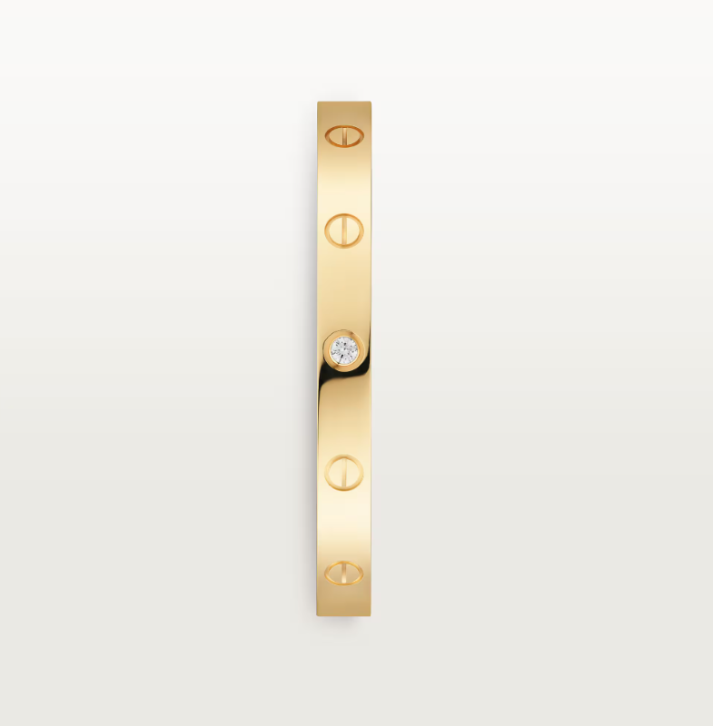 Noble Open Cuff 1 Diamond Love Bracelet