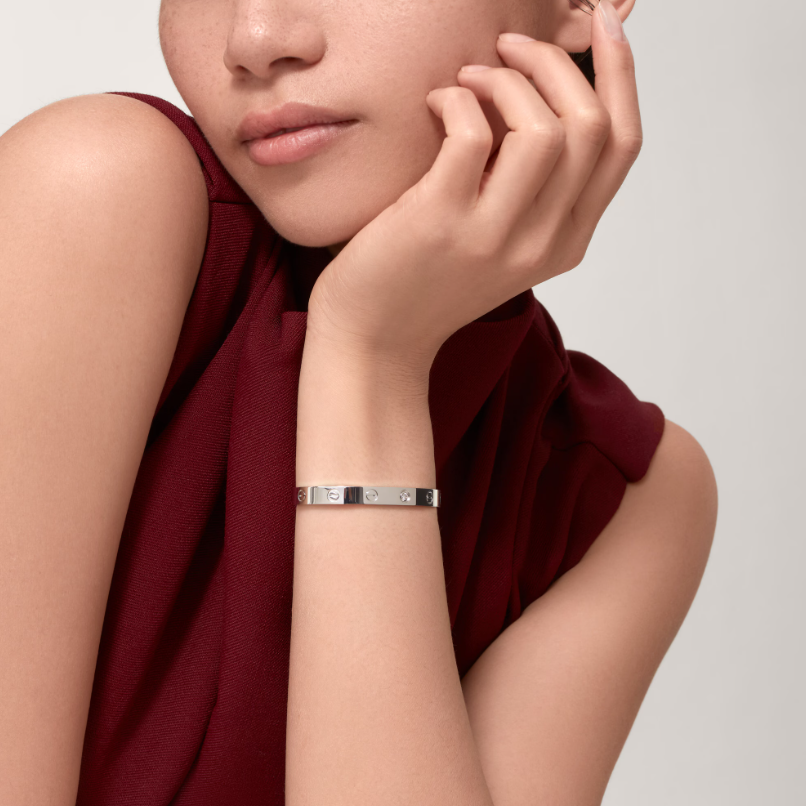Noble Open Cuff 1 Diamond Love Bracelet