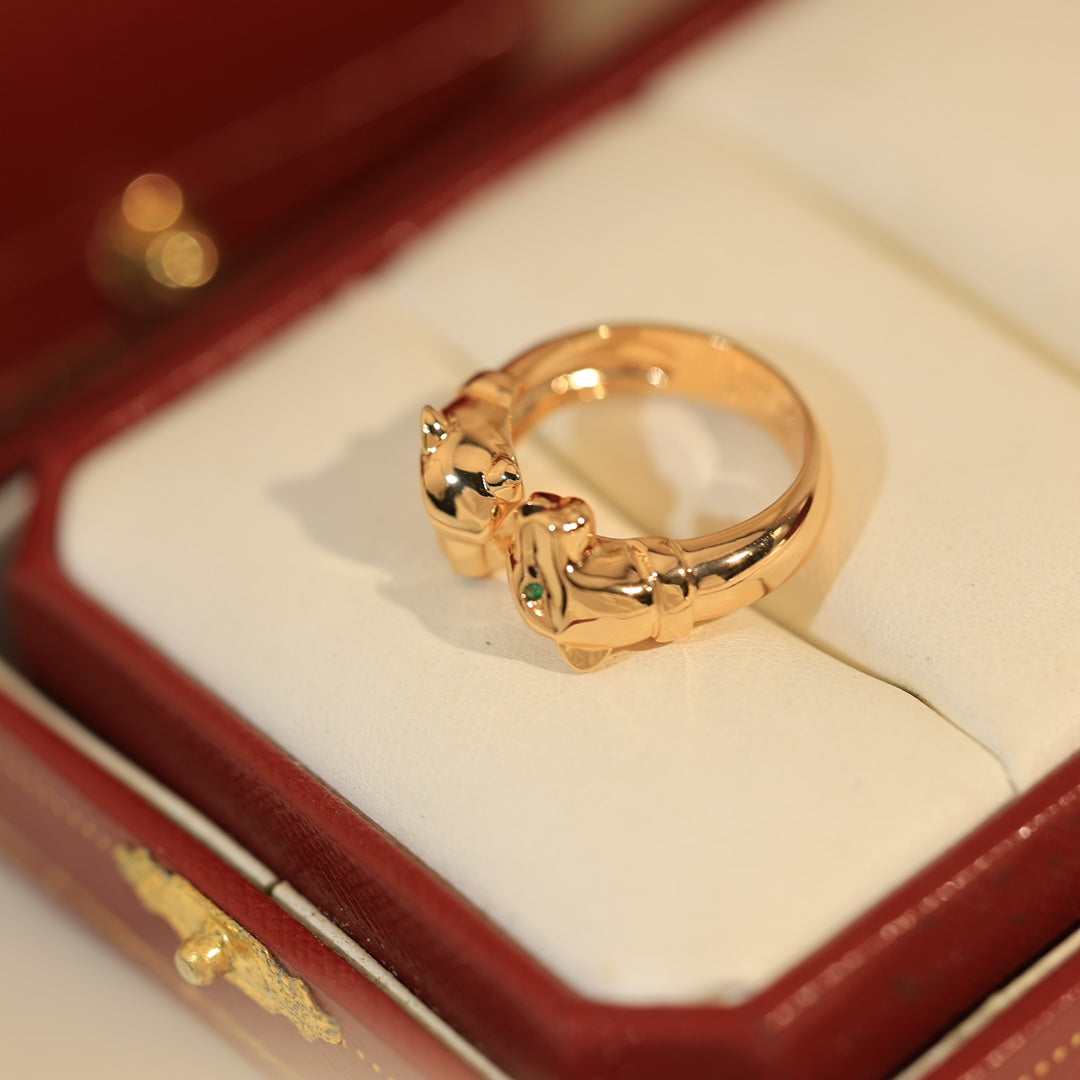 Noble Panthère De Open Ring