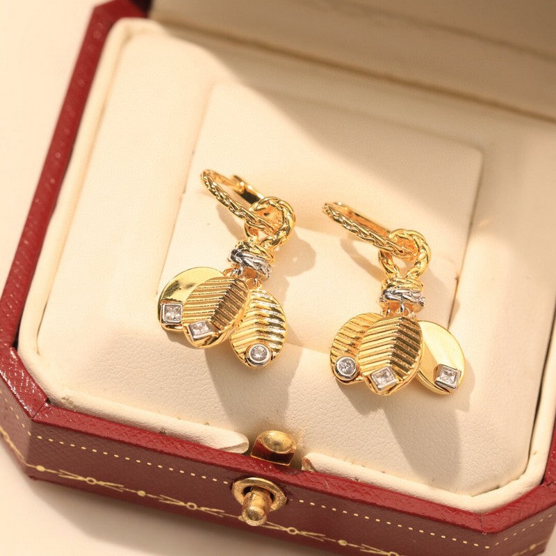 Noble Grain De Café Earrings