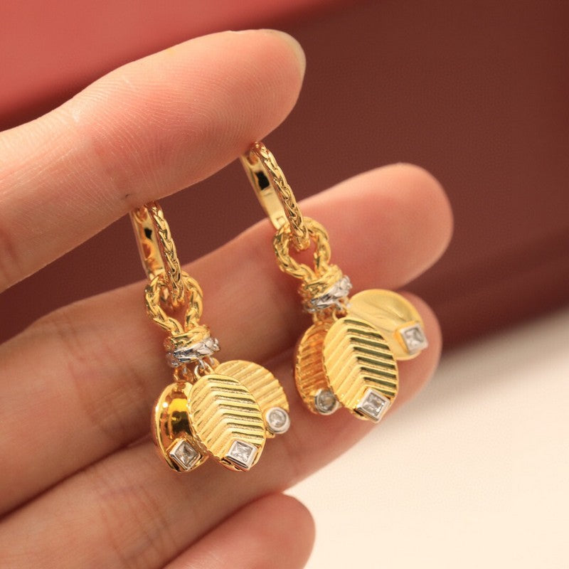 Noble Grain De Café Earrings