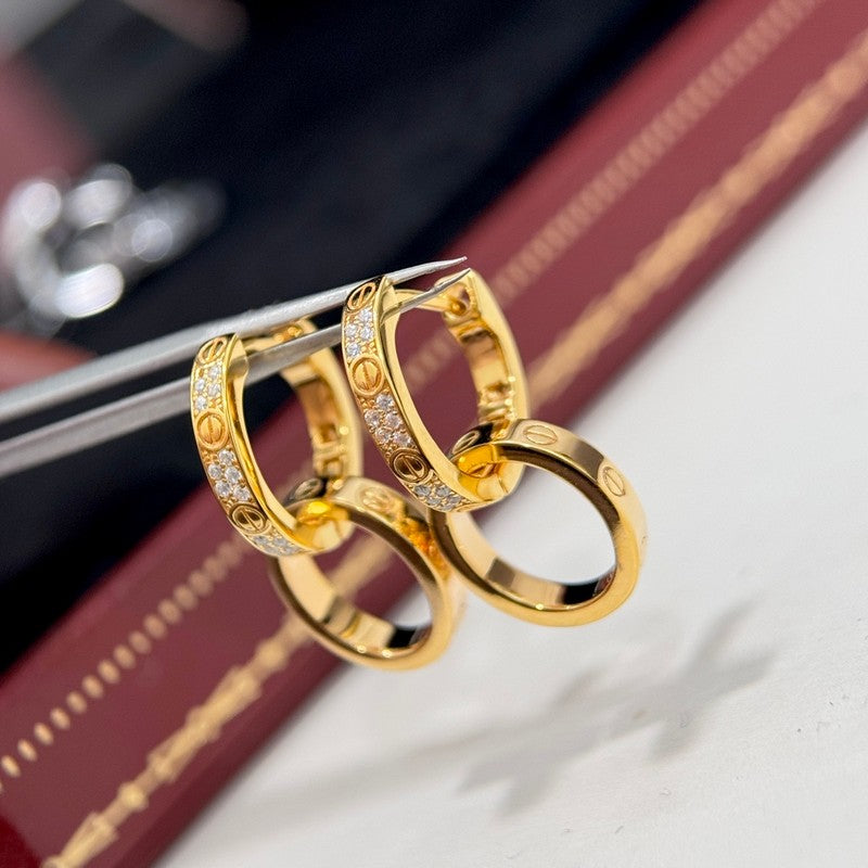 Noble Love Diamond Earrings