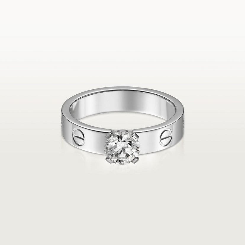 Noble Love Solitaire Ring