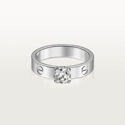 Noble Love Solitaire Ring