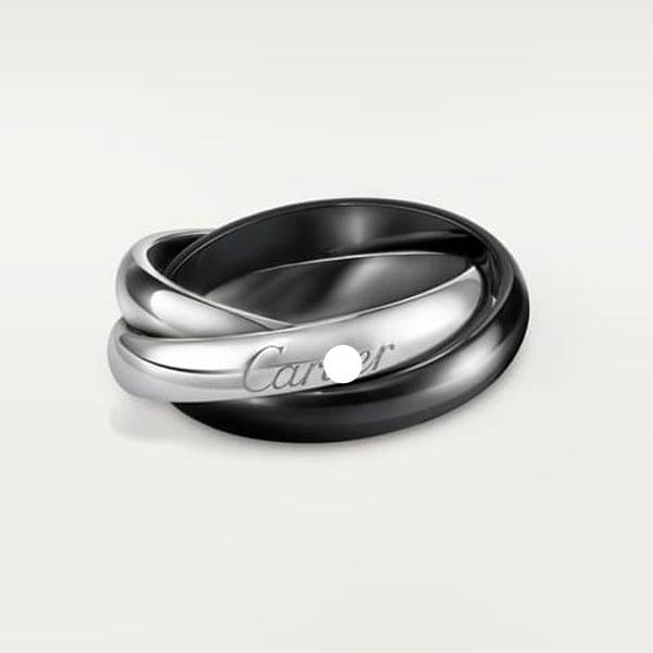 18K Trinity Classic Ceramics Ring