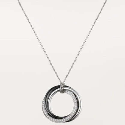 18K Trinity Diamonds Necklace