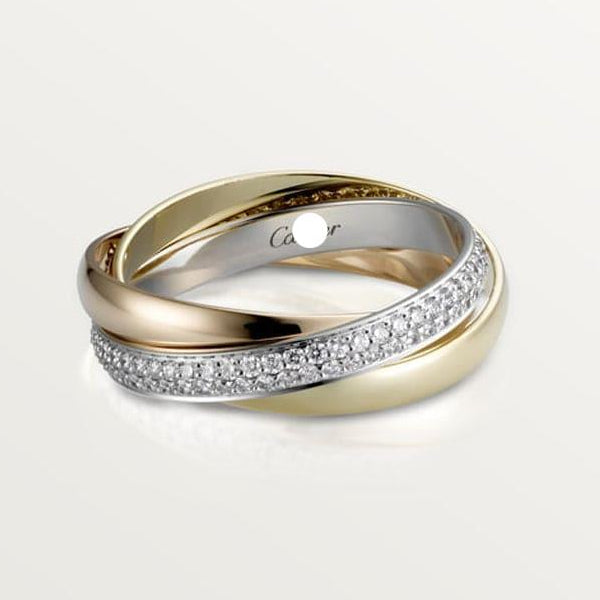 18K Trinity Diamonds Ring