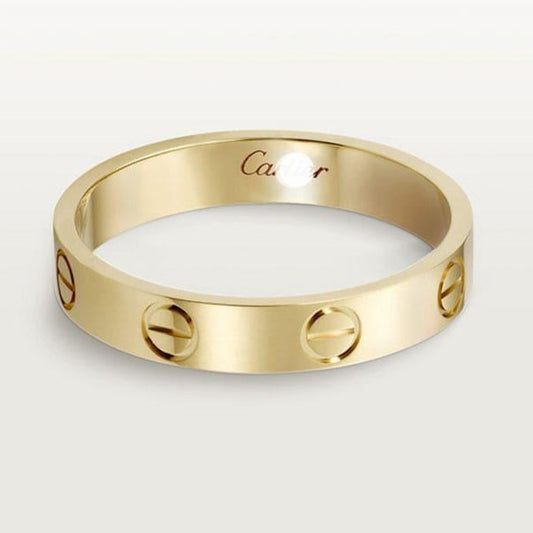18K Love Wedding 4mm  Ring