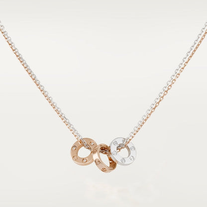 18K Love 6 Diamonds Necklace