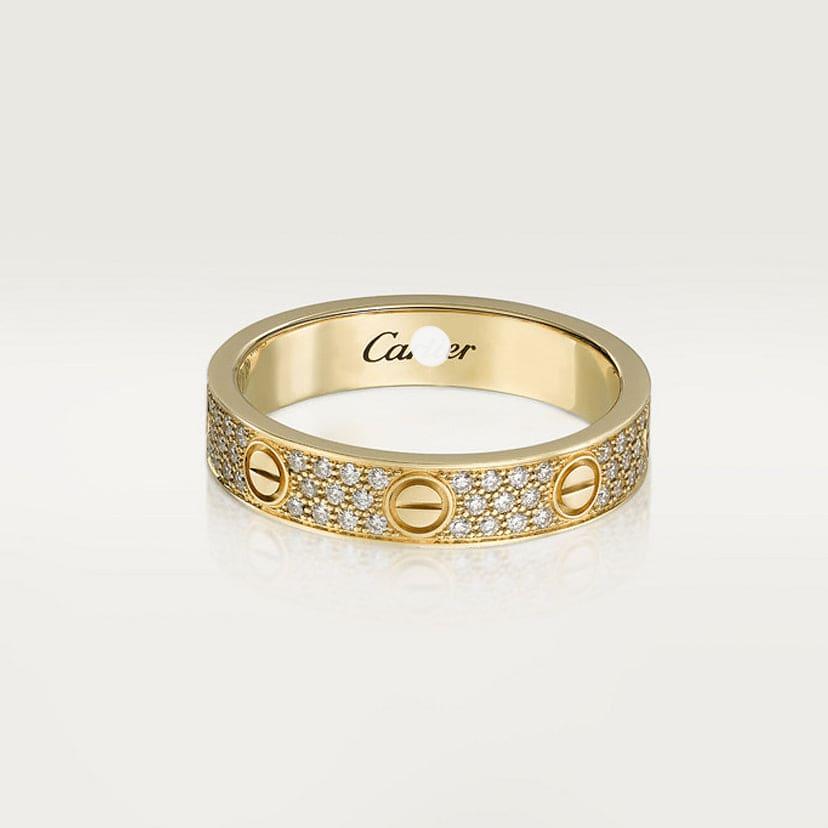 Noble Love Diamond-Paved 5mm Ring