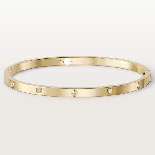 18K Love Ten Diamonds Small Bracelet