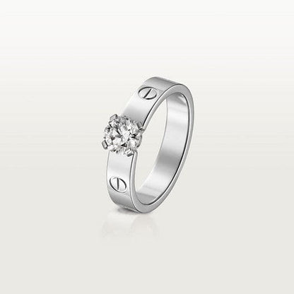 Noble Love Solitaire Ring