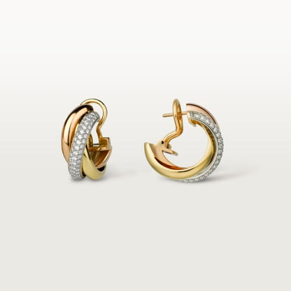 Noble Trinity Diamond Earrings