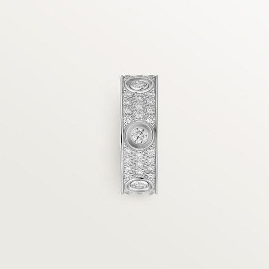Noble Love Diamond-Paved 6.5mm Ring