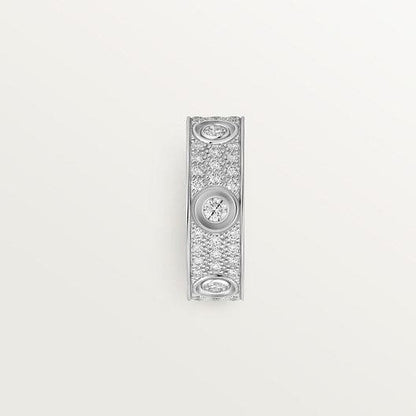 Noble Love Diamond-Paved 6.5mm Ring