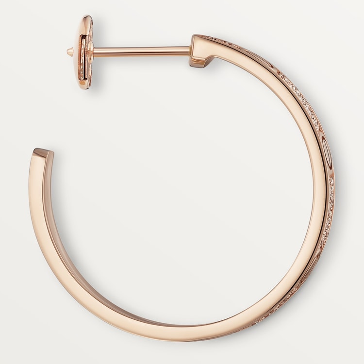 Noble Love Pave Diamonds Earrings