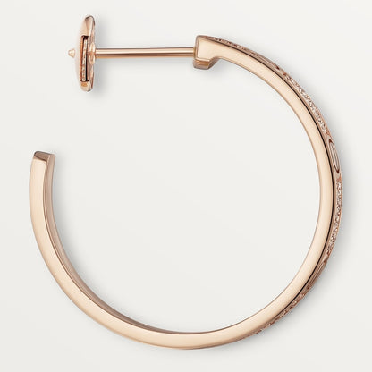 Noble Love Pave Diamonds Earrings
