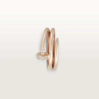 Noble Juste Un Clou Double Rows Diamond Ring