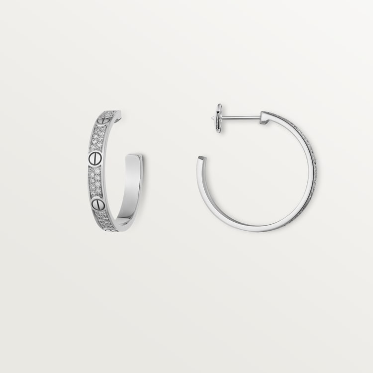 Noble Love Pave Diamonds Earrings