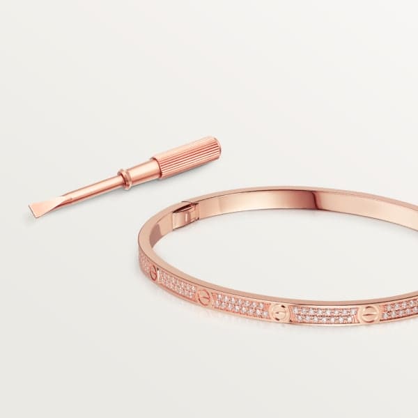 Noble Love Bracelet 3.65mm Diamond-paved