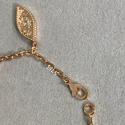Noble Lucky Spring Rose Gold Bracelet 5 Motifs