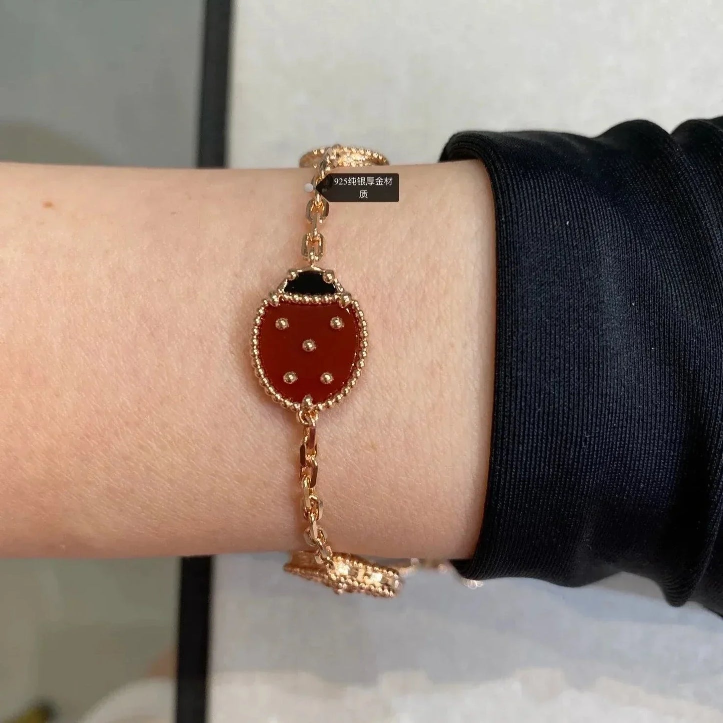 Noble Lucky Spring Rose Gold Bracelet 5 Motifs