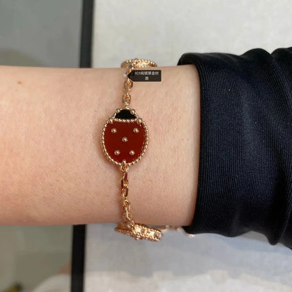 Noble Lucky Spring Rose Gold Bracelet 5 Motifs