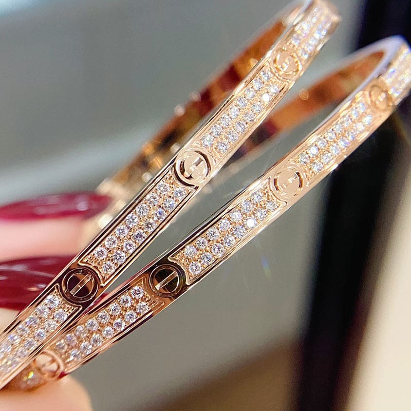 Noble Love Bracelet 3.65mm Diamond-paved