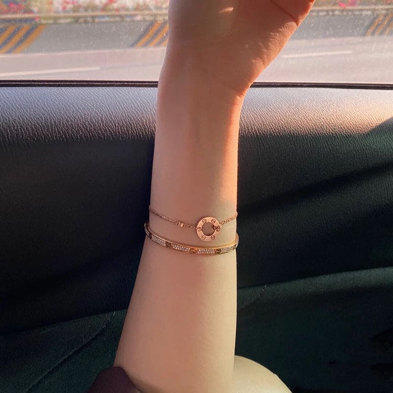 Noble Love Bracelet 3.65mm Diamond-paved