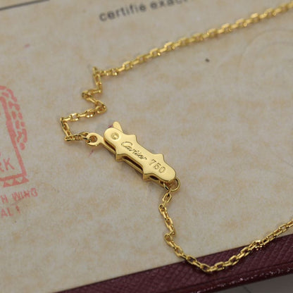 Noble Love Diamond-Paved Necklace