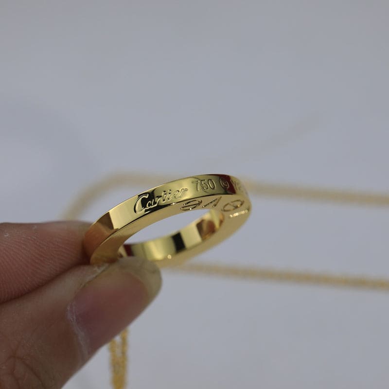 Noble Love Diamond-Paved Necklace