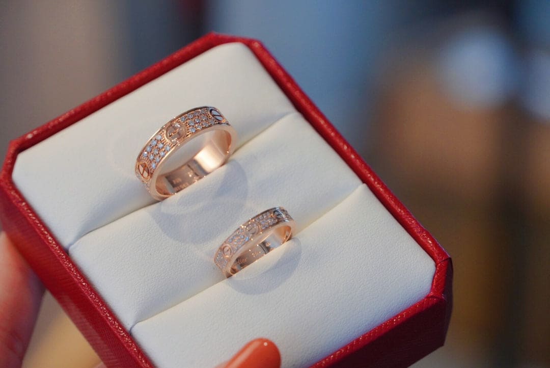 Noble Love Diamond-Paved 6.5mm Ring