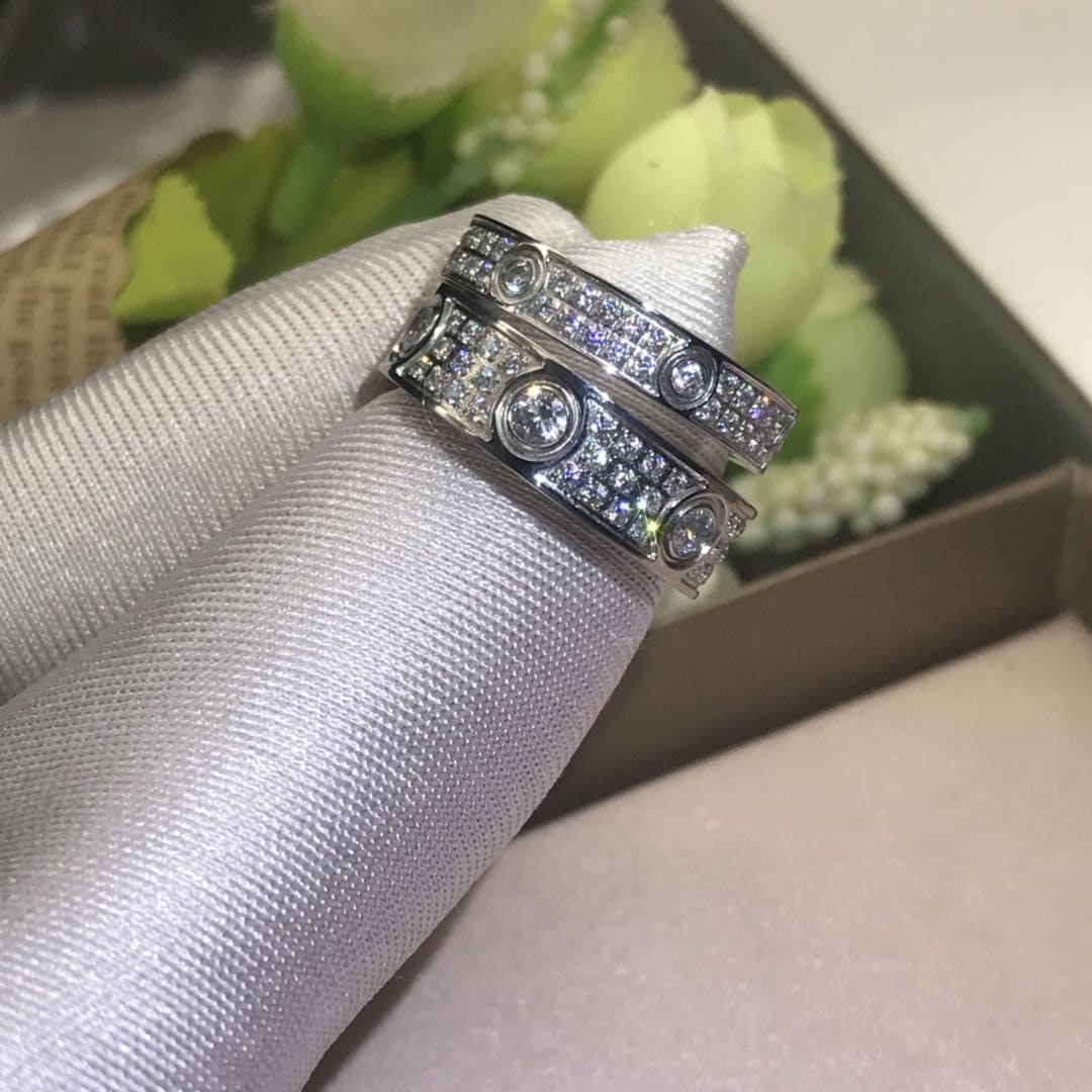 Noble Love Diamond-Paved 6.5mm Ring
