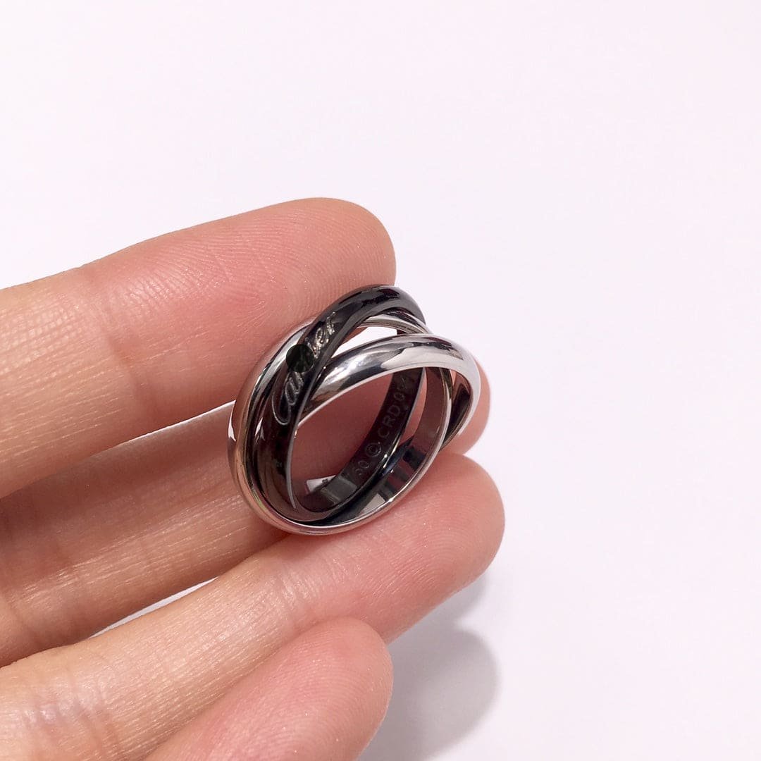 Noble Trinity Classic Ceramics Ring