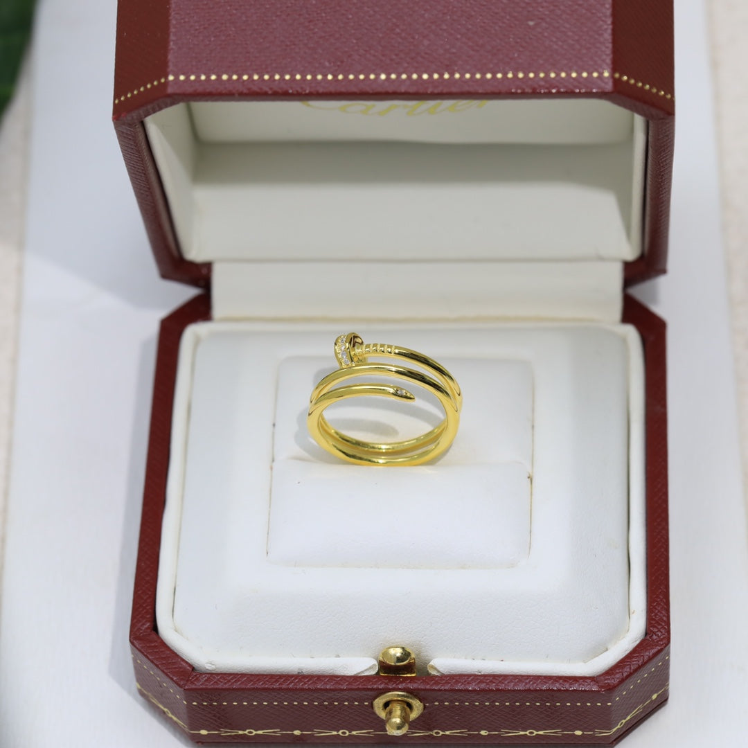 Noble Juste Un Clou Double Rows Diamond Ring