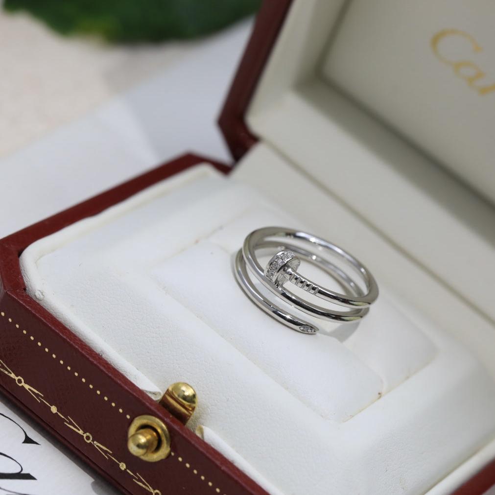 Noble Juste Un Clou Double Rows Diamond Ring