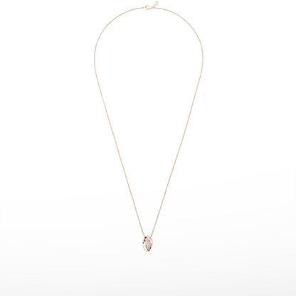Noble Trinity Cushion Diamond Necklace