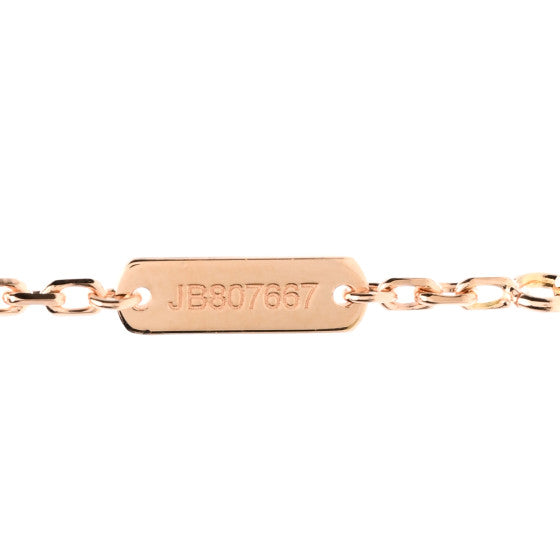 Noble Lucky Spring Closed Wings Bug Rose Gold Bracelet