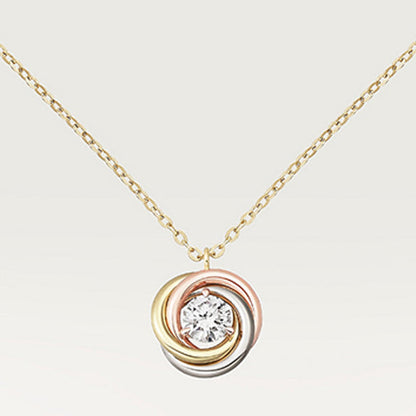 Noble Trinity Diamond Necklace