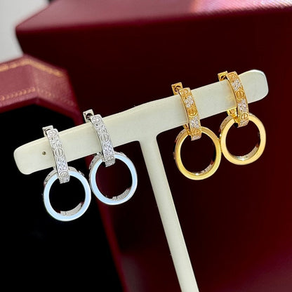 Noble Love Diamond Earrings
