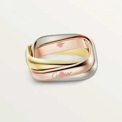 Noble Trinity Cushion Ring