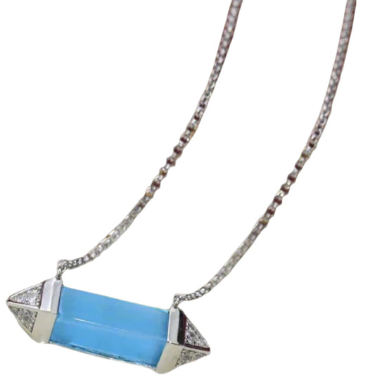18K Les Berlingots De Blue Necklace