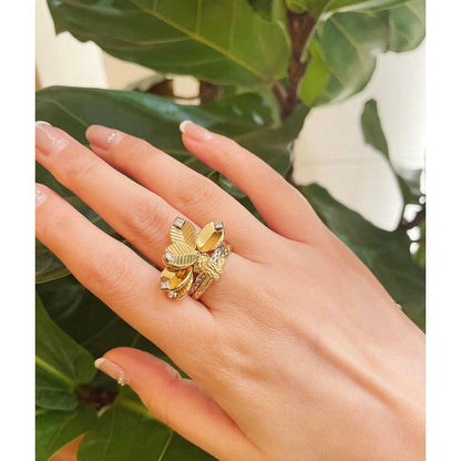 Noble Grain De Café Ring