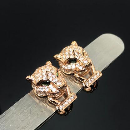 Noble Panthère De Diamond Earrings