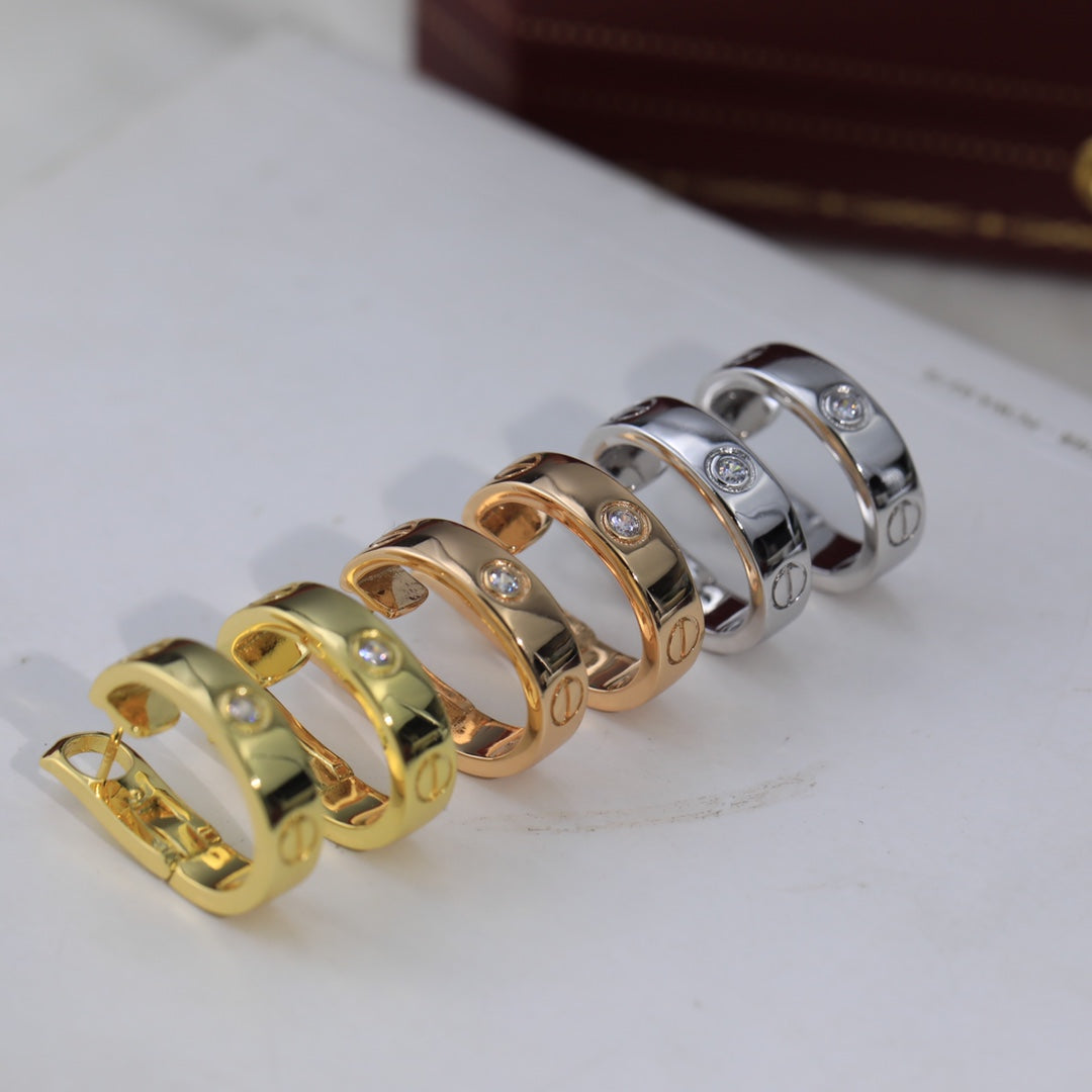 Noble Love 2 Diamonds Earrings