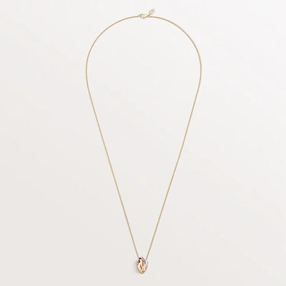 Noble Trinity Cushion Necklace